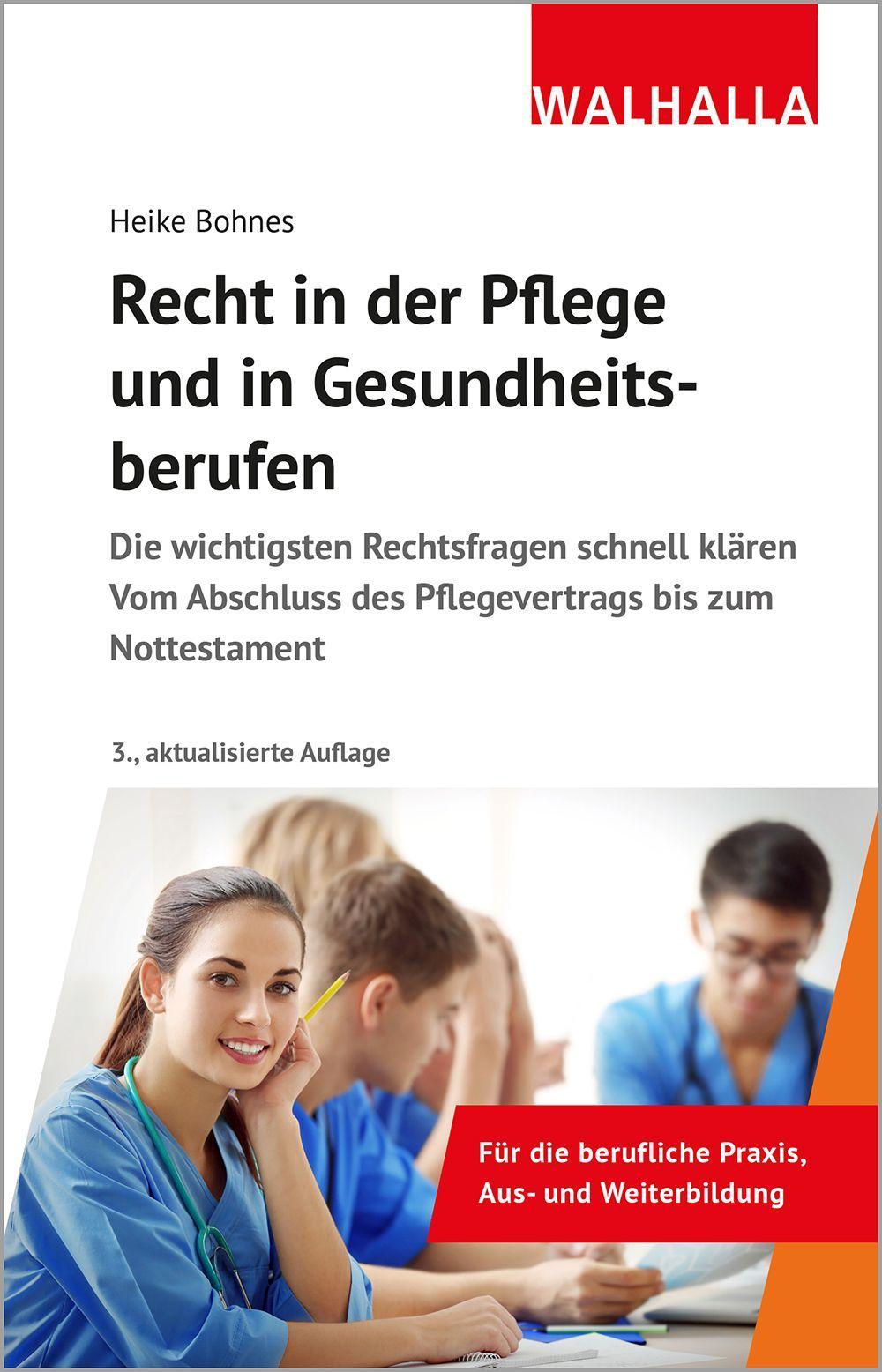 Vorderes Coverbild Recht in der Pflege und in Gesundheitsberufen