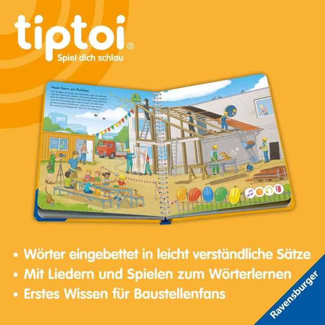 Beispielinhalt (Bild) tiptoi® Mein Wörter-Bilderbuch - Baustelle