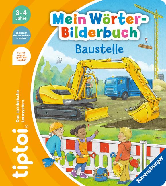 Vorderes Coverbild tiptoi® Mein Wörter-Bilderbuch - Baustelle