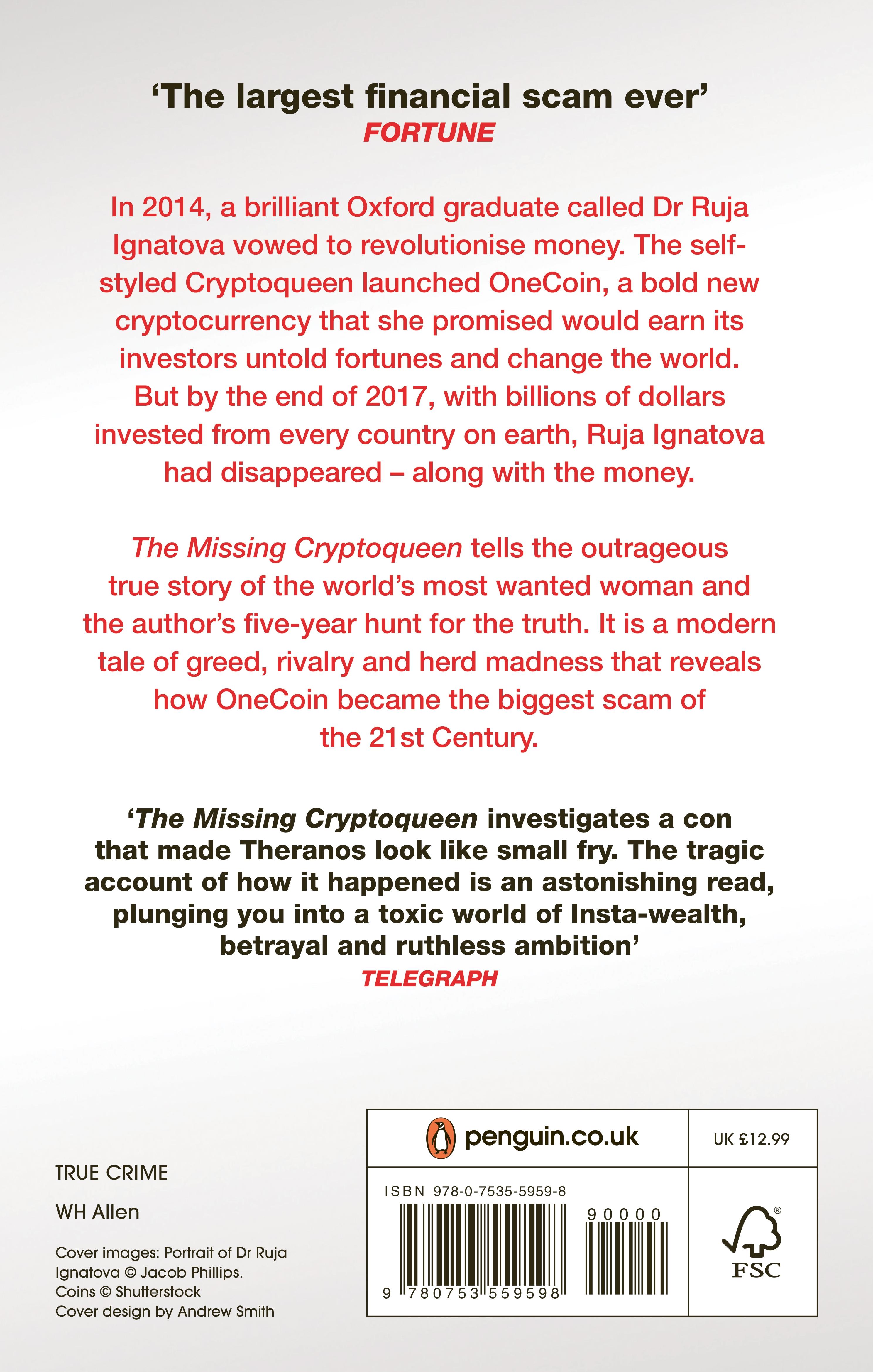 Rückseitencover The Missing Cryptoqueen