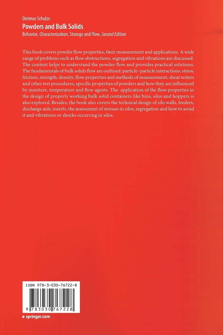 Rückseitencover Powders and Bulk Solids