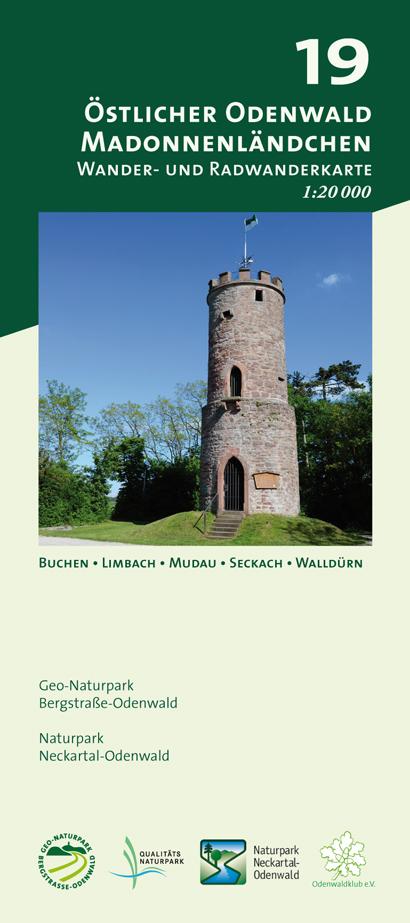 Vorderes Coverbild Östlicher Odenwald - Madonnenländchen 1 : 20.000