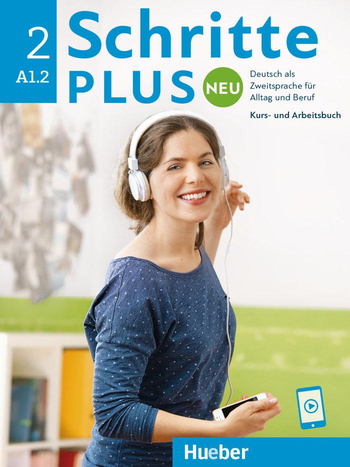 Vorderes Coverbild Schritte plus Neu 2. Kursbuch und Arbeitsbuch mit Audios online
