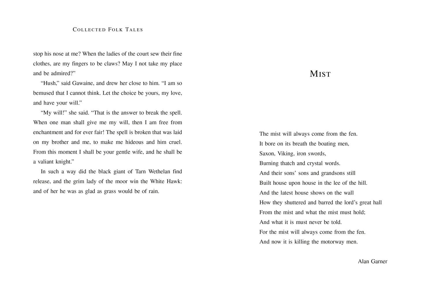 Beispielinhalt (Bild) Collected Folk Tales