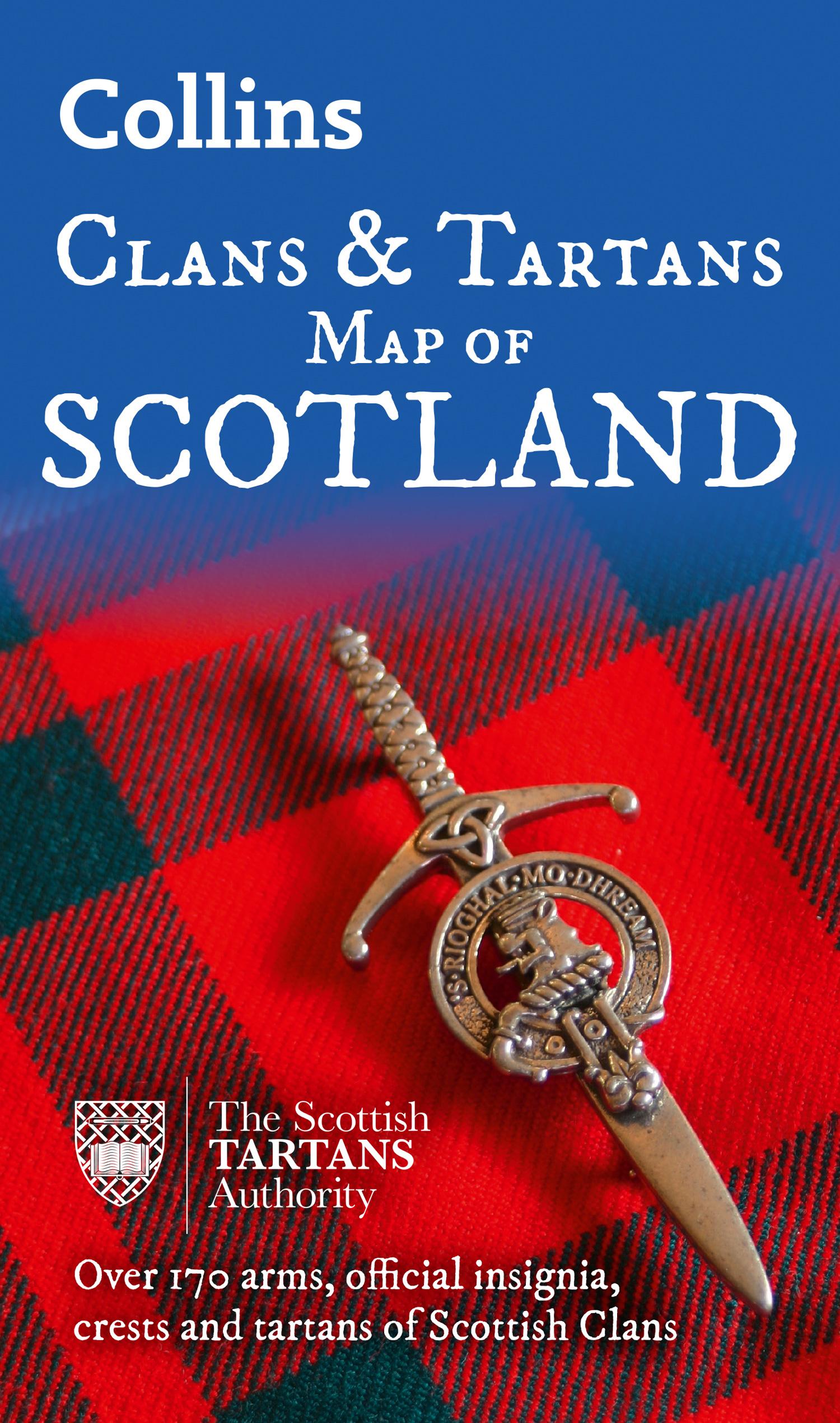 Vorderes Coverbild Collins Scotland Clans and Tartans Map