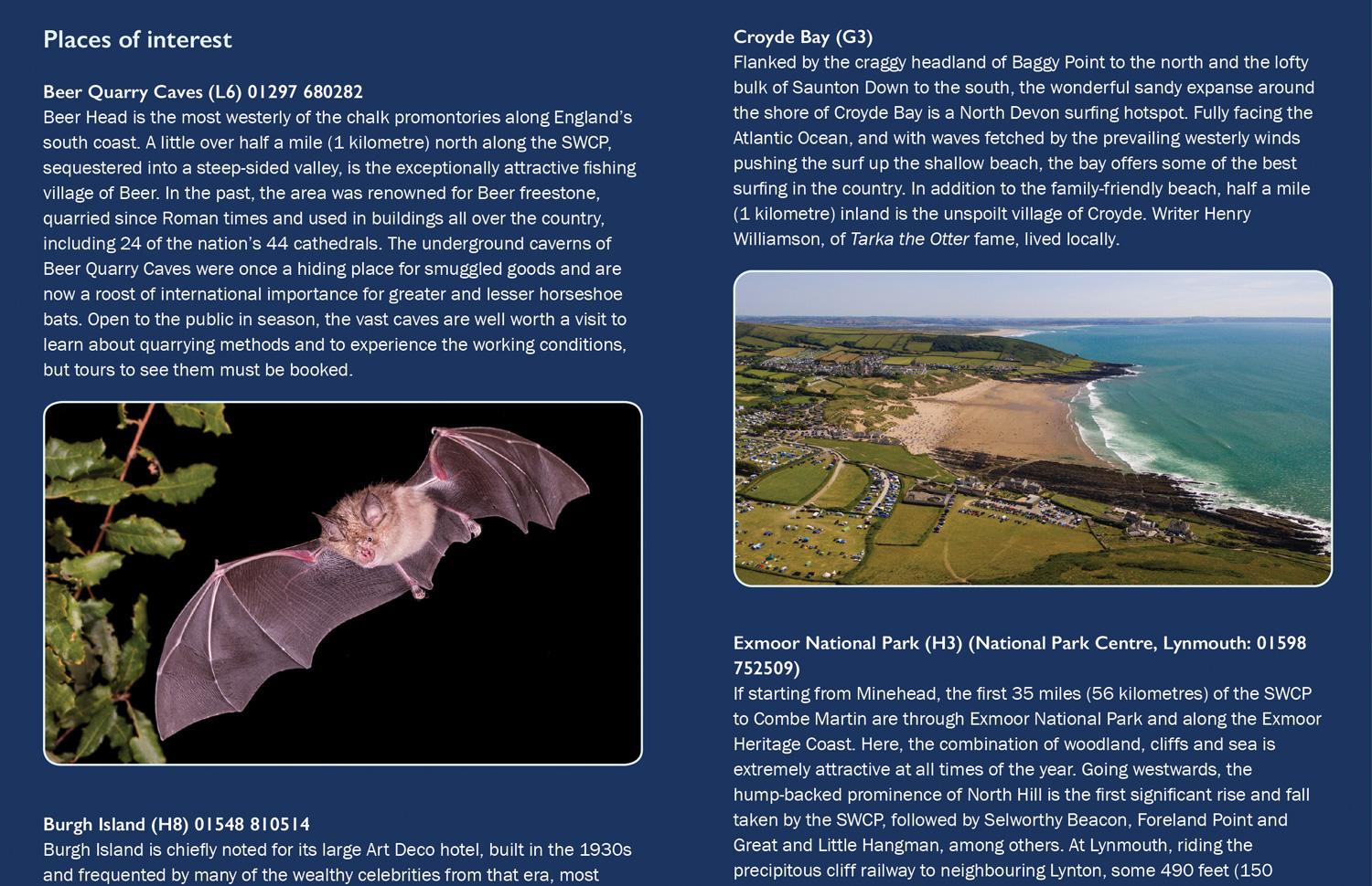 Beispielinhalt (Bild) South West Coast Path National Trail Map