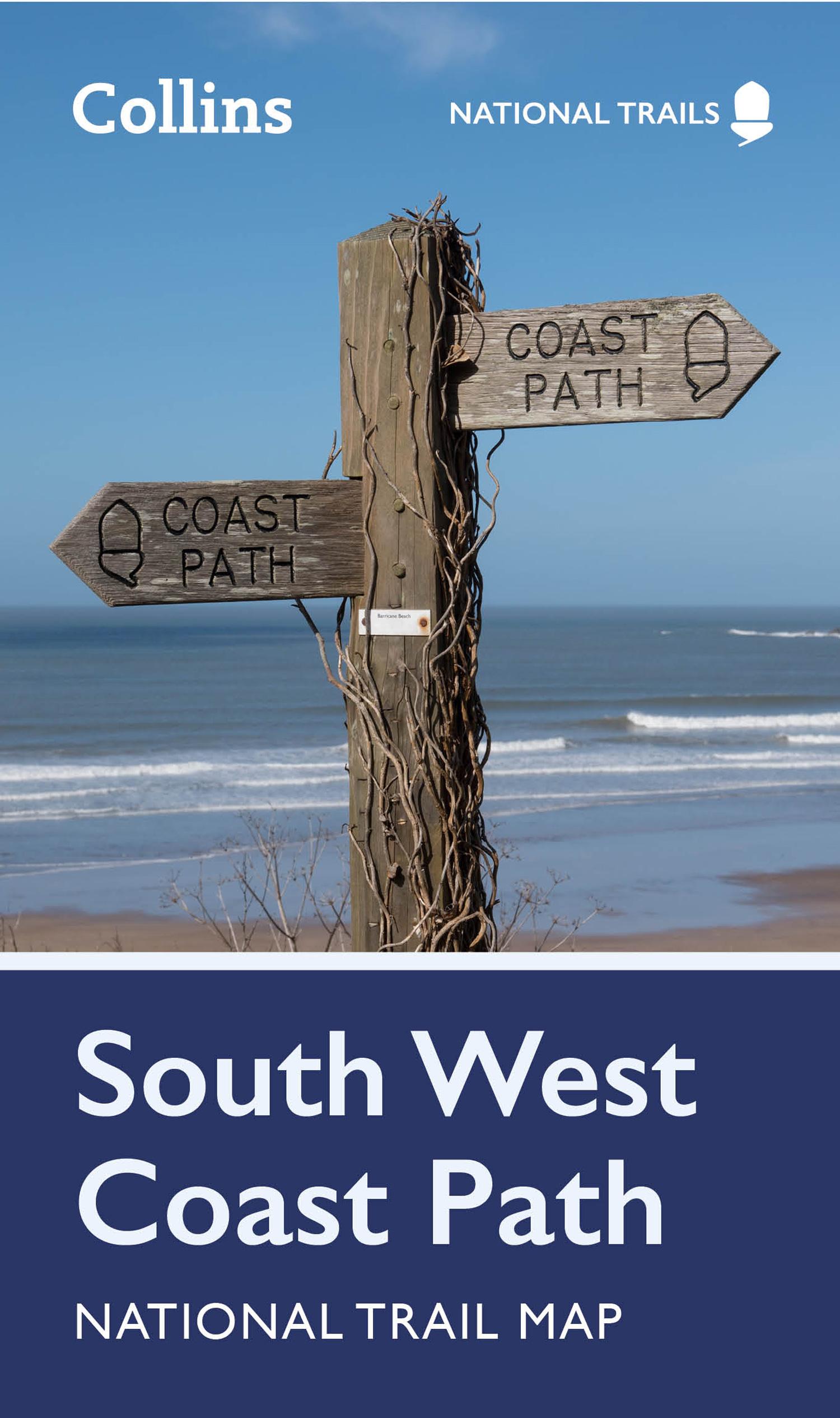 Vorderes Coverbild South West Coast Path National Trail Map