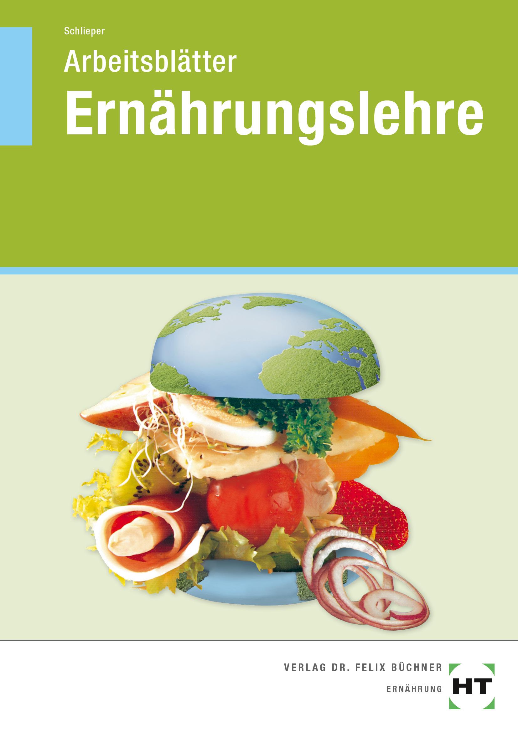 Vorderes Coverbild Arbeitsblätter Ernährungslehre