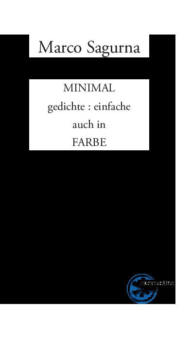 Vorderes Coverbild MINIMAL gedichte : einfache auch in FARBE