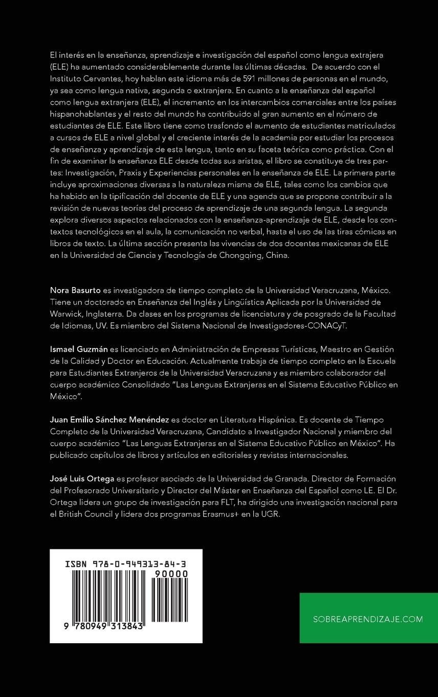 Rückseitencover Sobre Investigación, Praxis y Experiencias en ELE