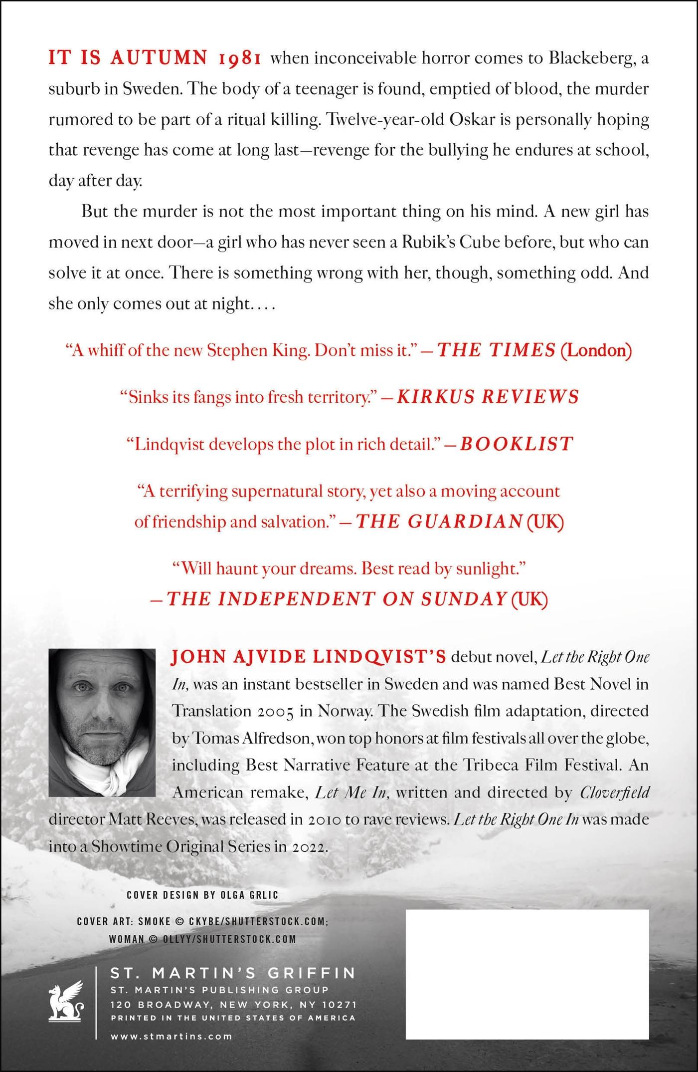 Rückseitencover Let the Right One In