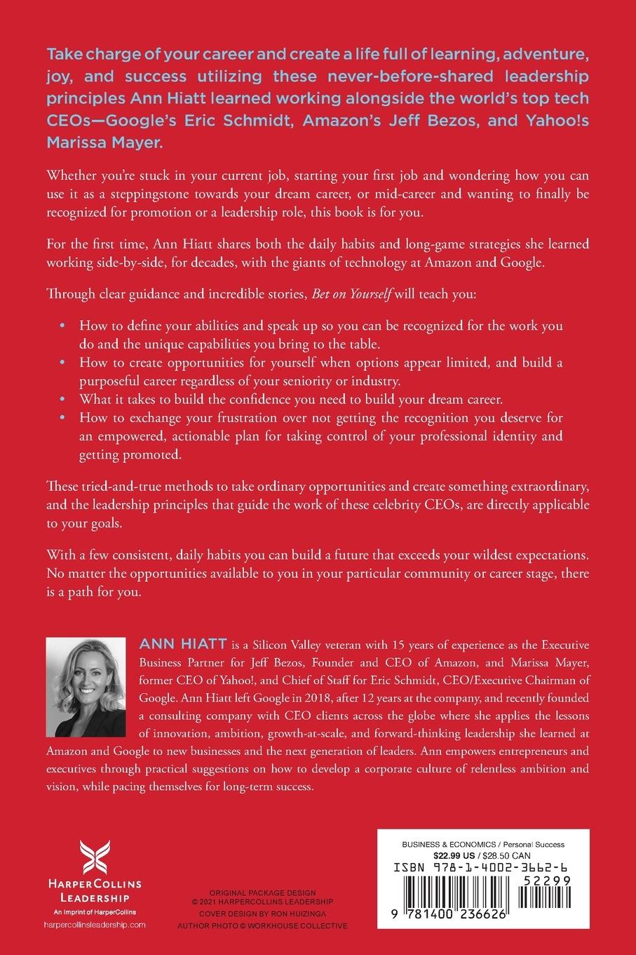 Rückseitencover The Bet on Yourself ITPE