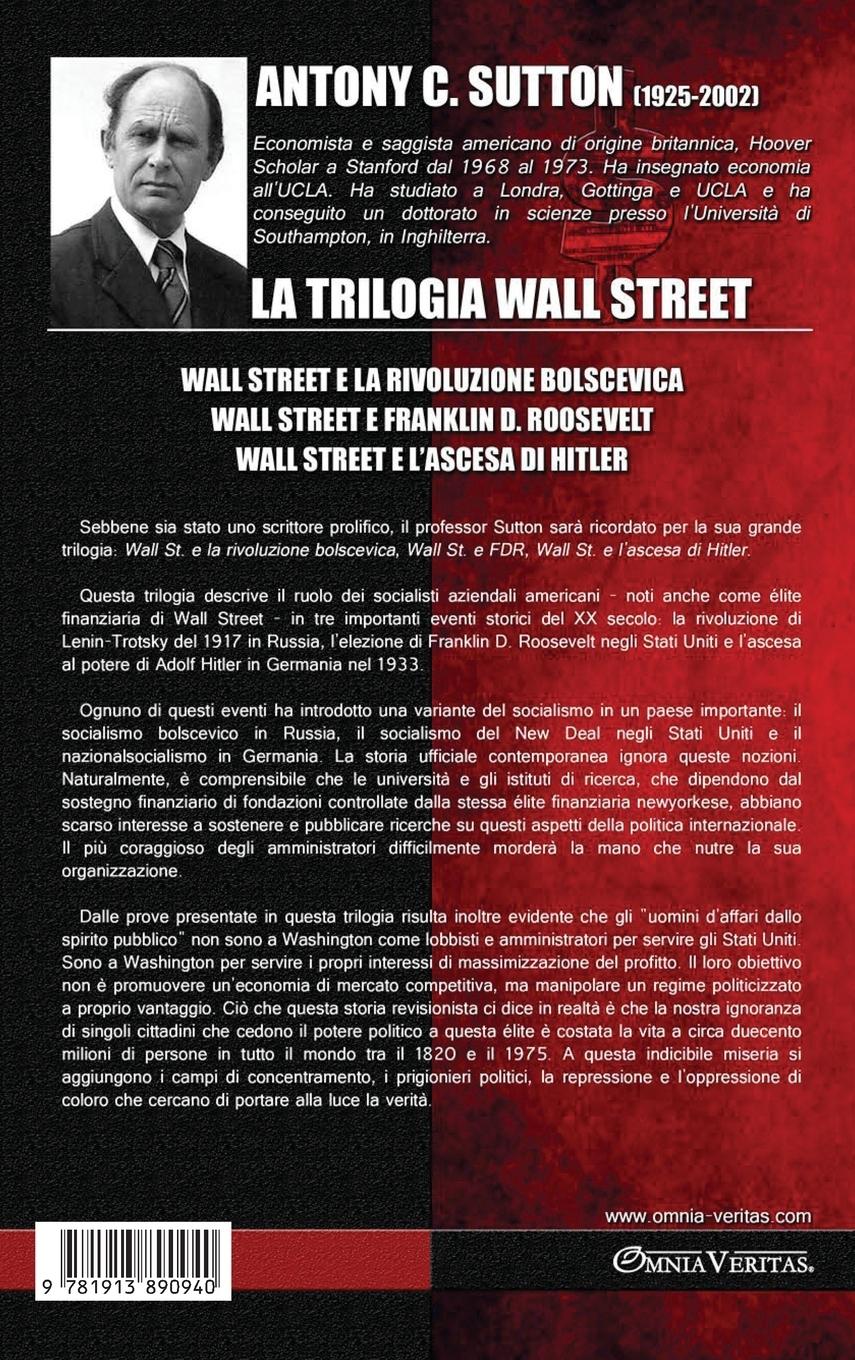 Rückseitencover La trilogia Wall Street