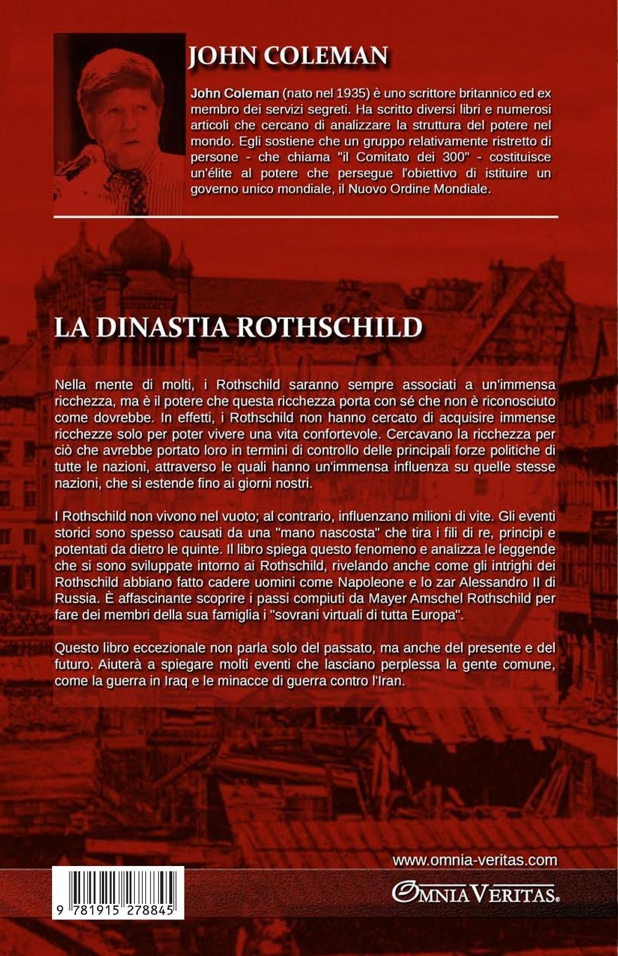 Rückseitencover La dinastia Rothschild