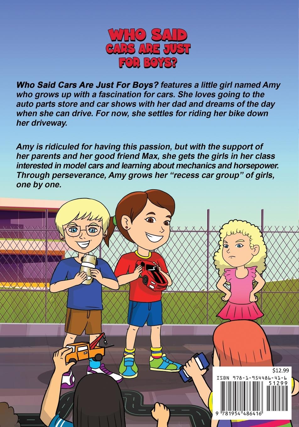 Rückseitencover Who Said Cars Are Just for Boys?