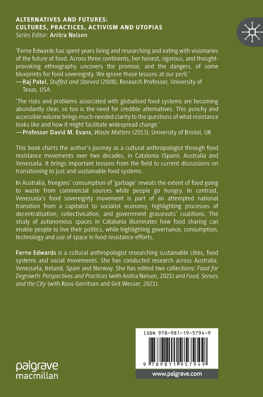 Rückseitencover Food Resistance Movements