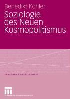 Vorderes Coverbild Soziologie des Neuen Kosmopolitismus