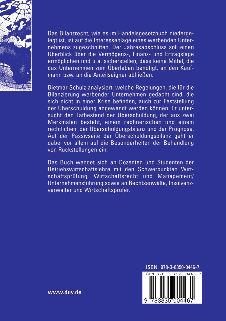 Rückseitencover Risiken und Insolvenz