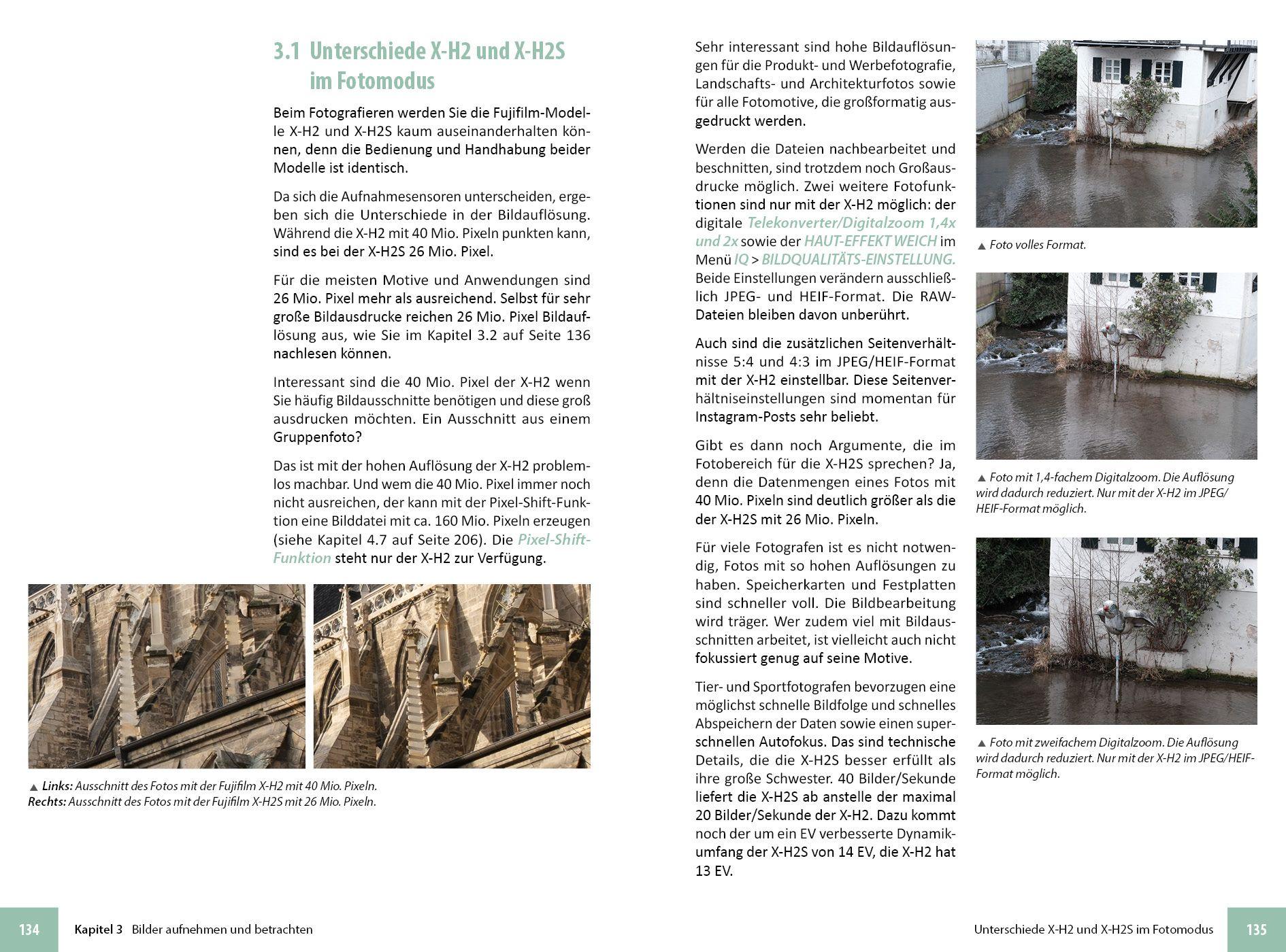 Beispielinhalt (Bild) Fujifilm X-H2 und X-H2s