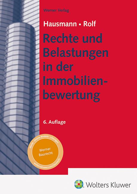 Vorderes Coverbild Rechte und Belastungen in der Immobilienbewertung