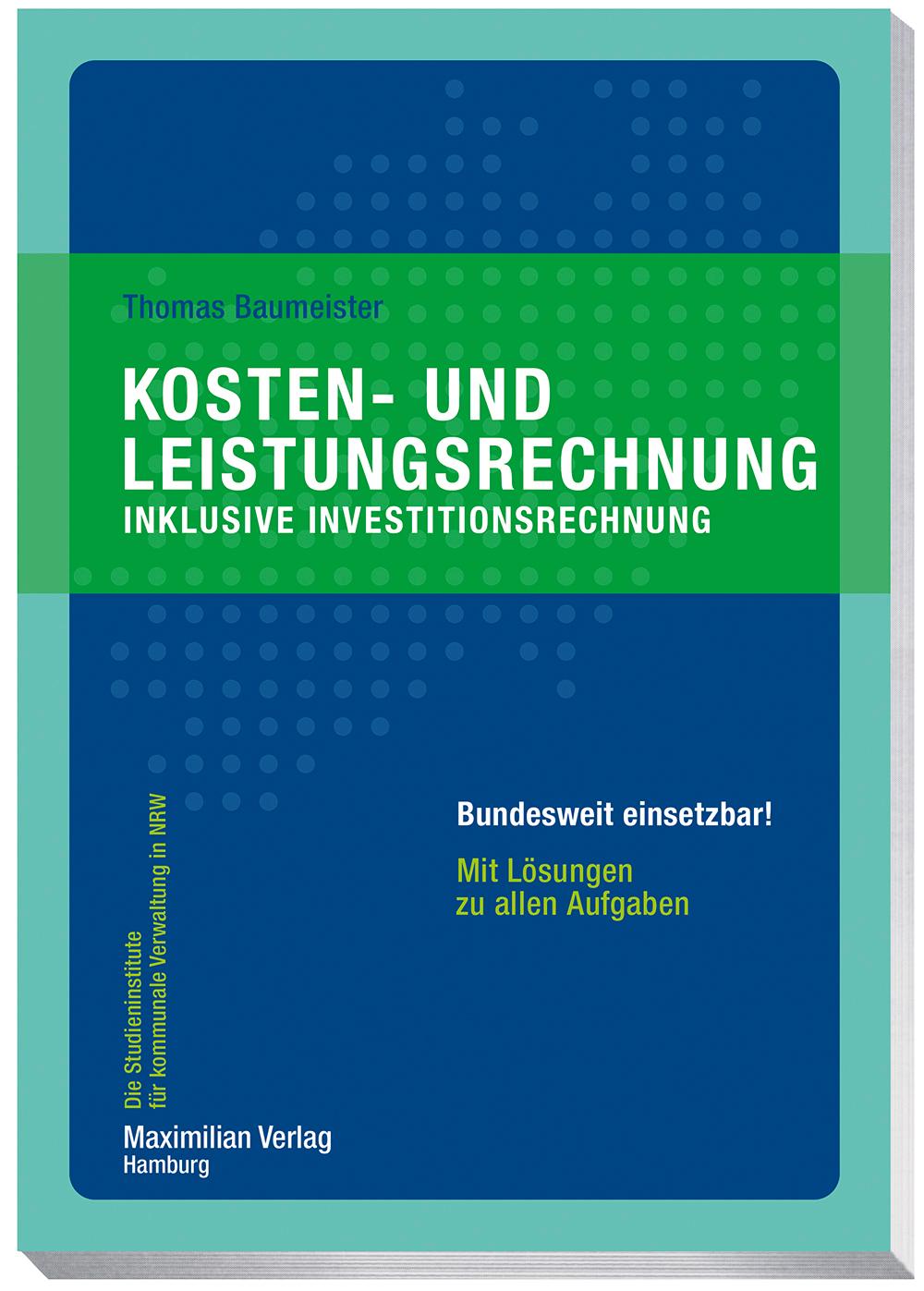 Vorderes Coverbild Kosten- und Leistungsrechnung inklusive Investitionsrechnung