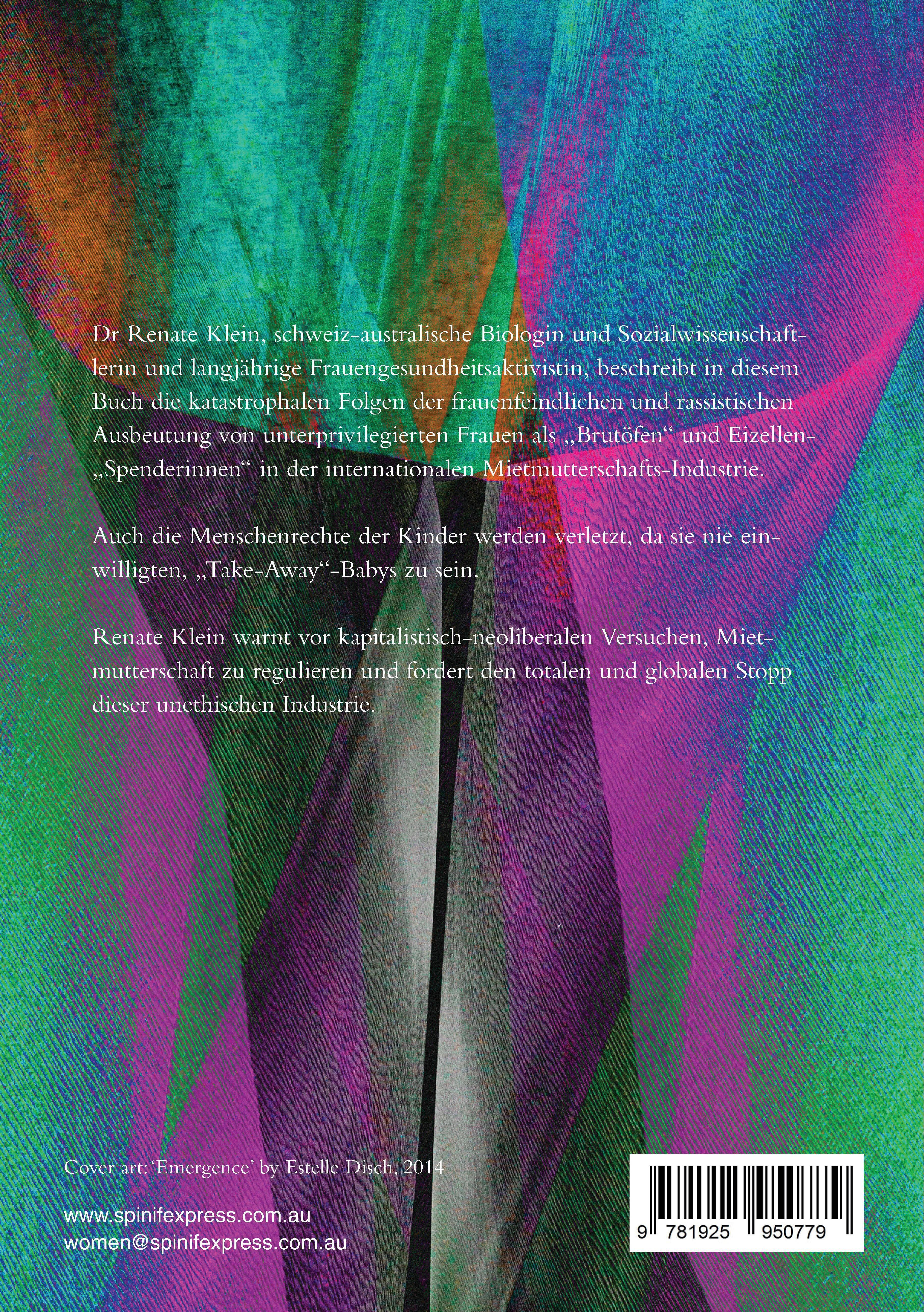 Rückseitencover Mietmutterschaft.