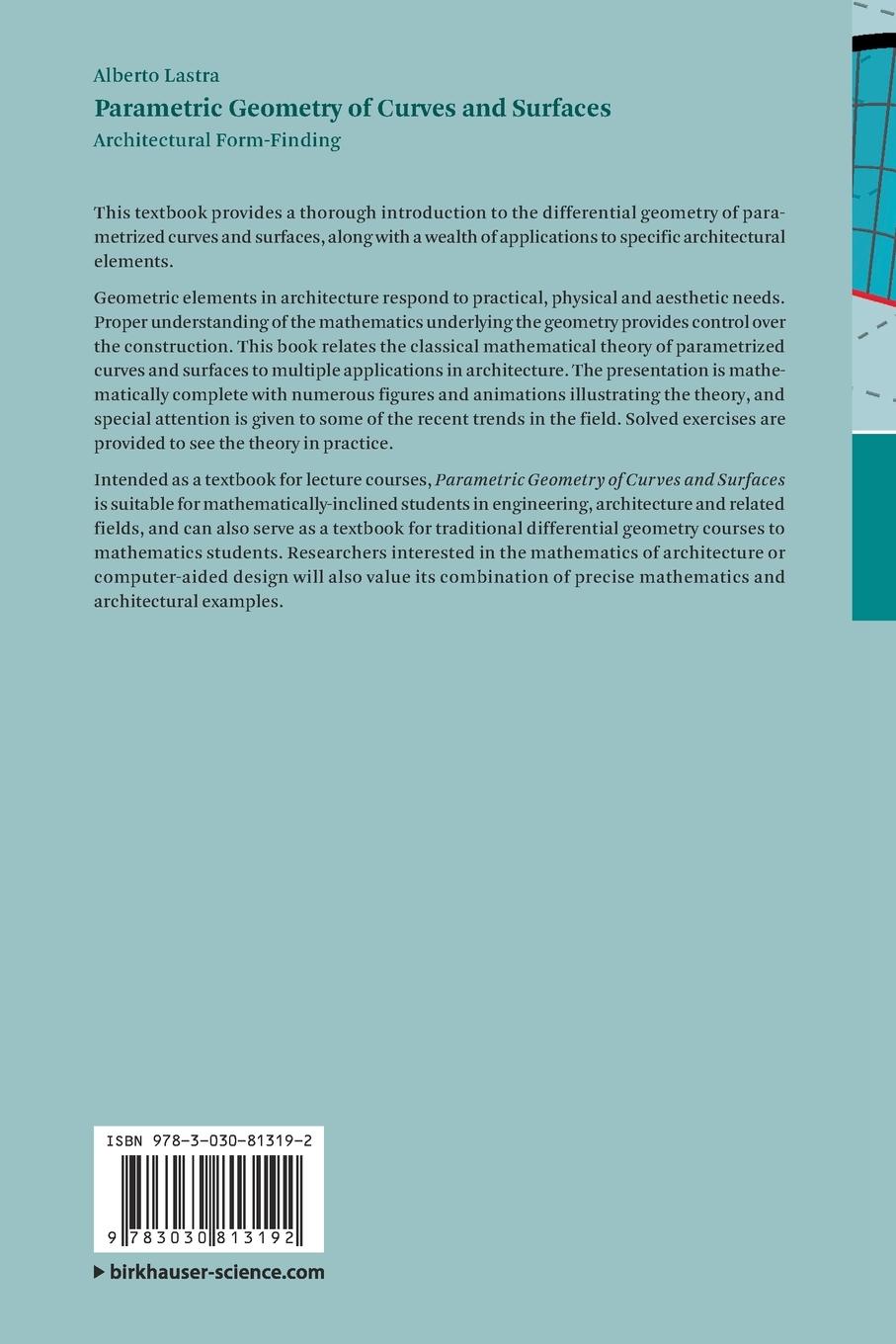 Rückseitencover Parametric Geometry of Curves and Surfaces