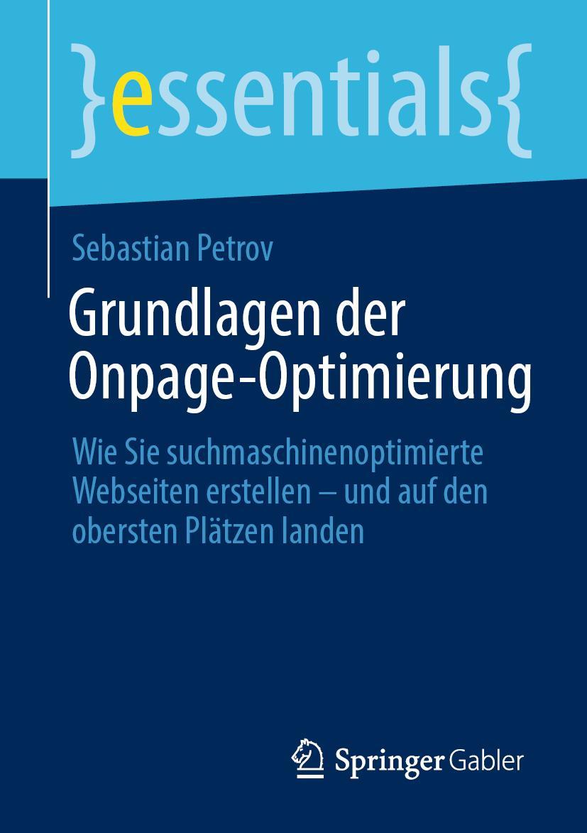 Vorderes Coverbild Grundlagen der Onpage-Optimierung