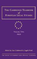 Vorderes Coverbild Cambridge Yearbook of European Legal Studies Volume 2, 1999