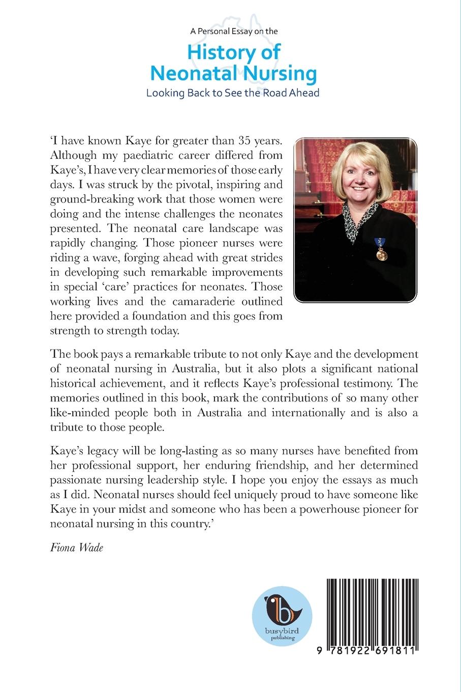 Rückseitencover A Personal Essay on the History of Neonatal Nursing