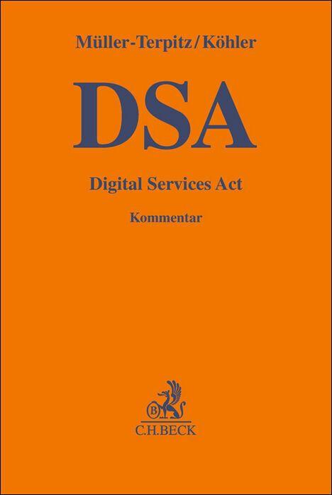 Vorderes Coverbild Digital Services Act. DSA