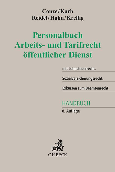Vorderes Coverbild Personalbuch Arbeits- und Tarifrecht öffentlicher Dienst