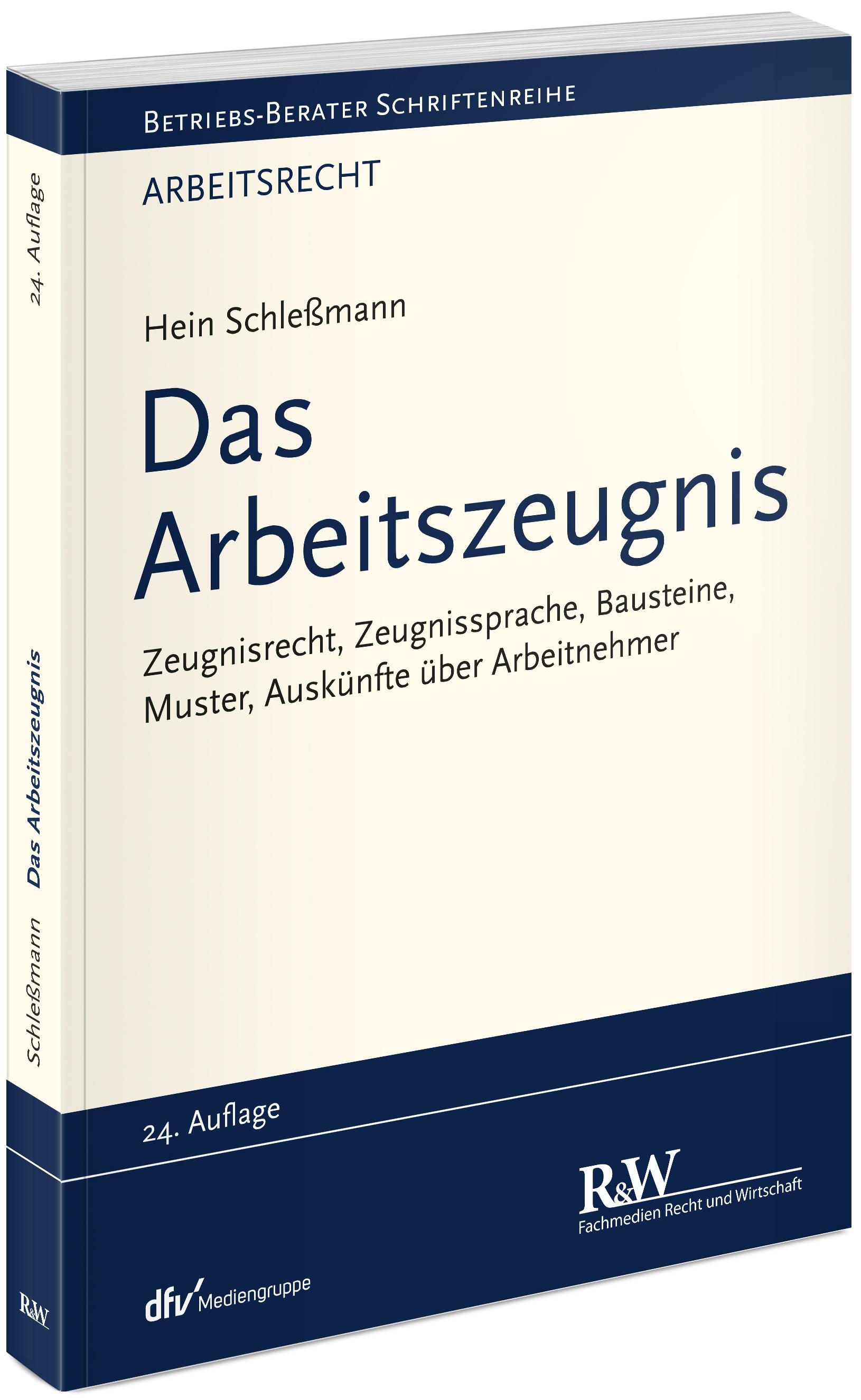 Vorderes Coverbild Das Arbeitszeugnis