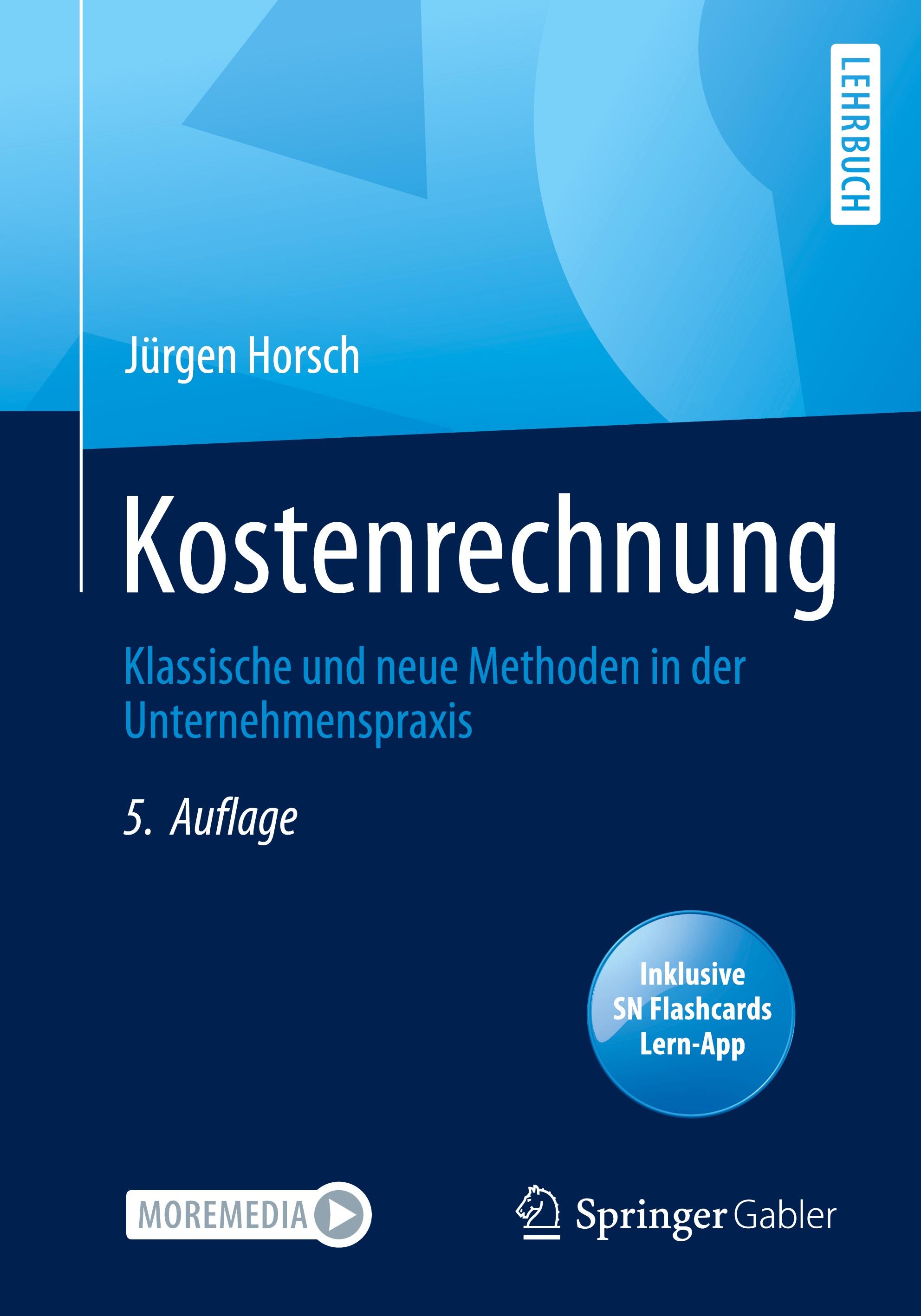 Vorderes Coverbild Kostenrechnung