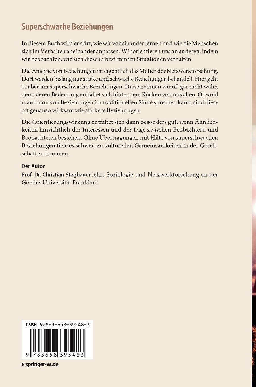 Rückseitencover Superschwache Beziehungen