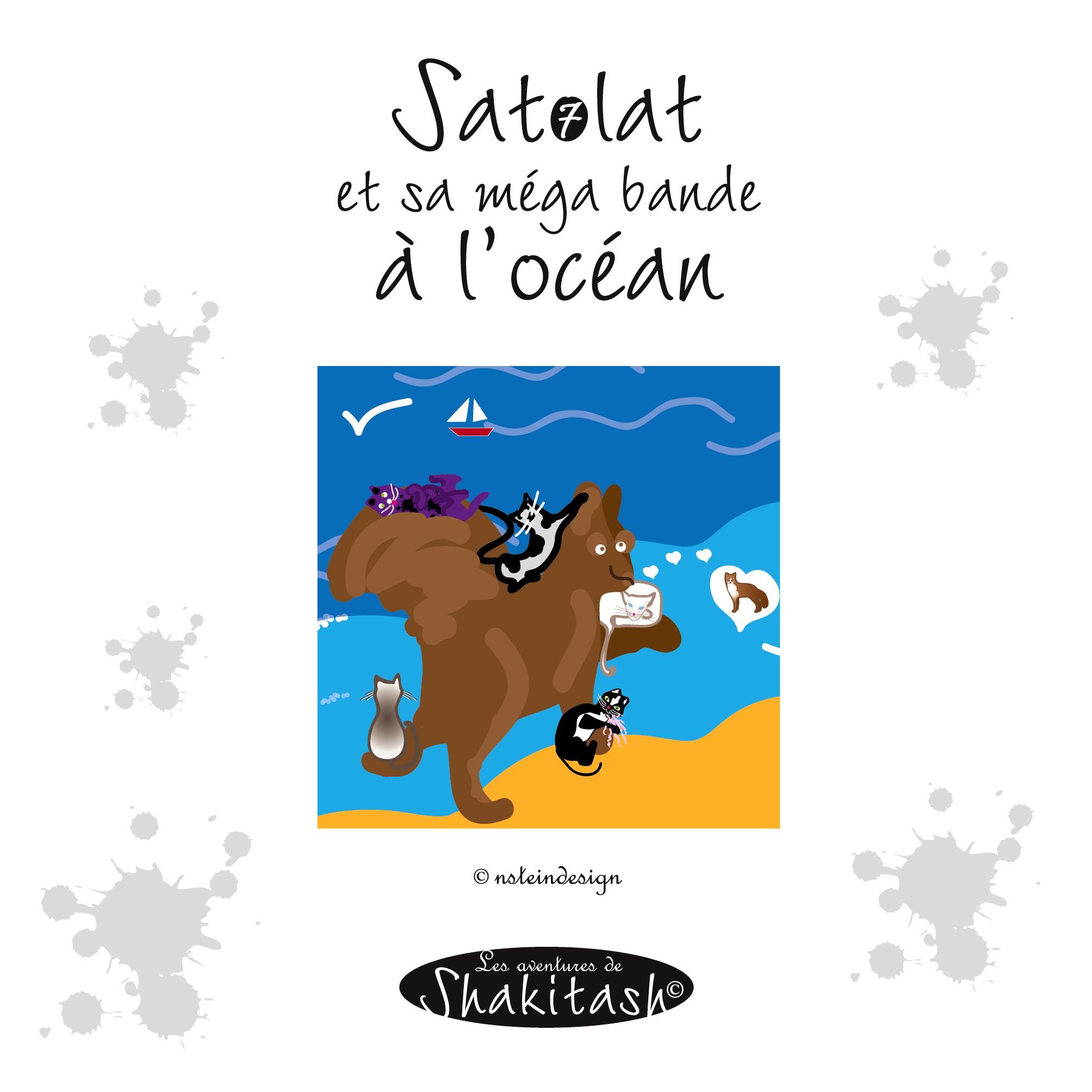 Vorderes Coverbild Satolat et sa méga bande à l'océan