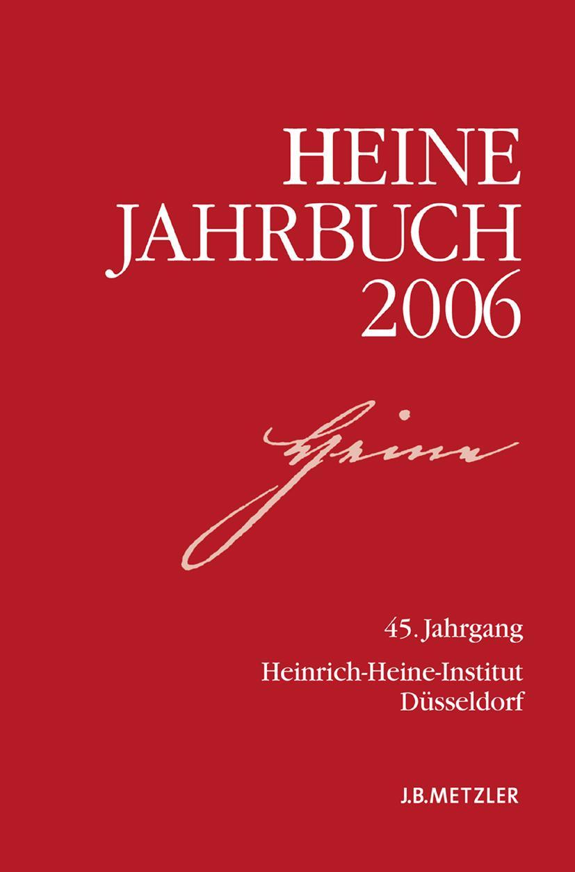Vorderes Coverbild Heine-Jahrbuch 2006