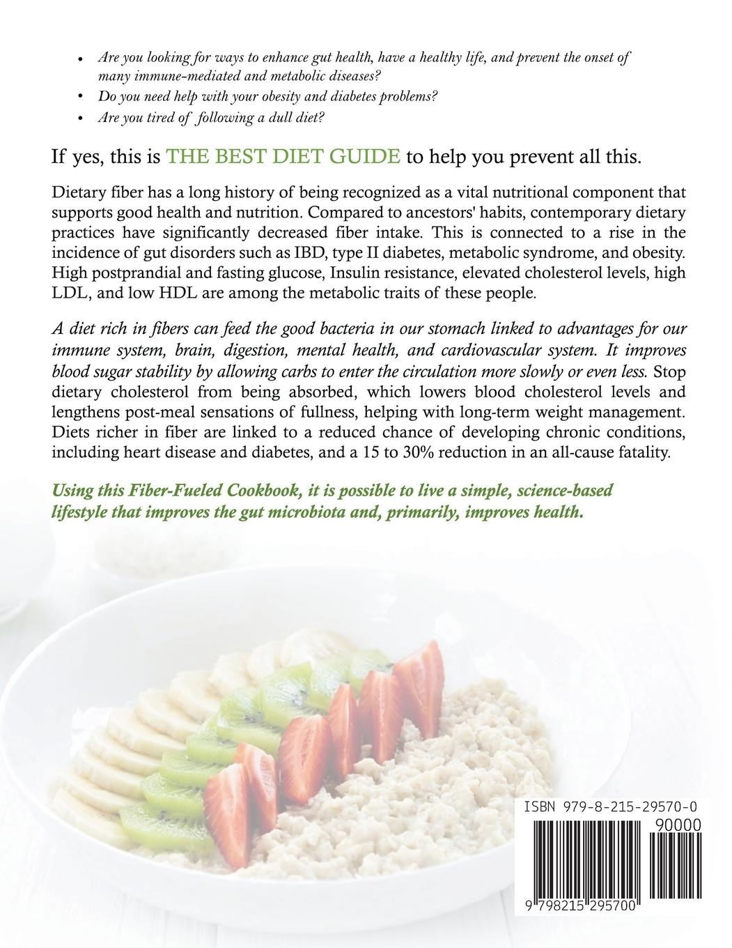 Rückseitencover Fiber Fueled Cookbook