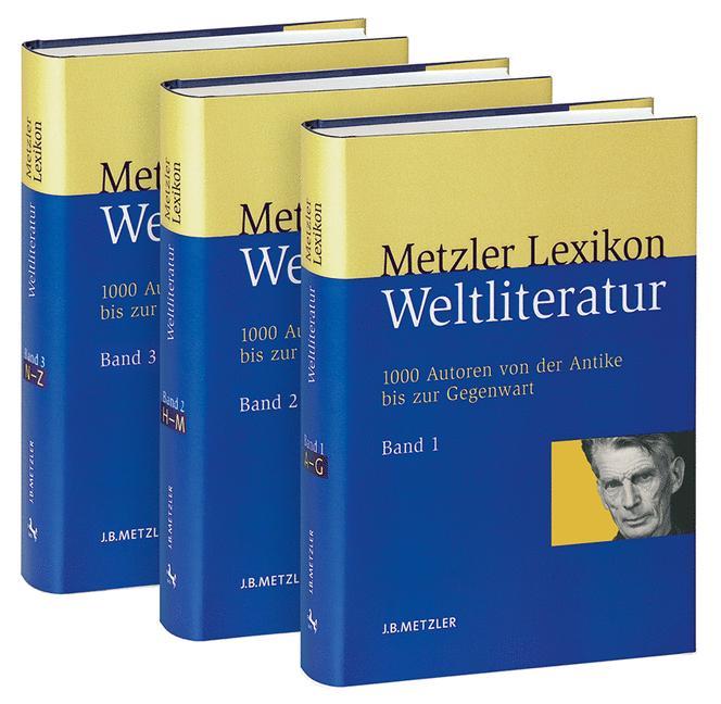 Vorderes Coverbild Metzler Lexikon Weltliteratur