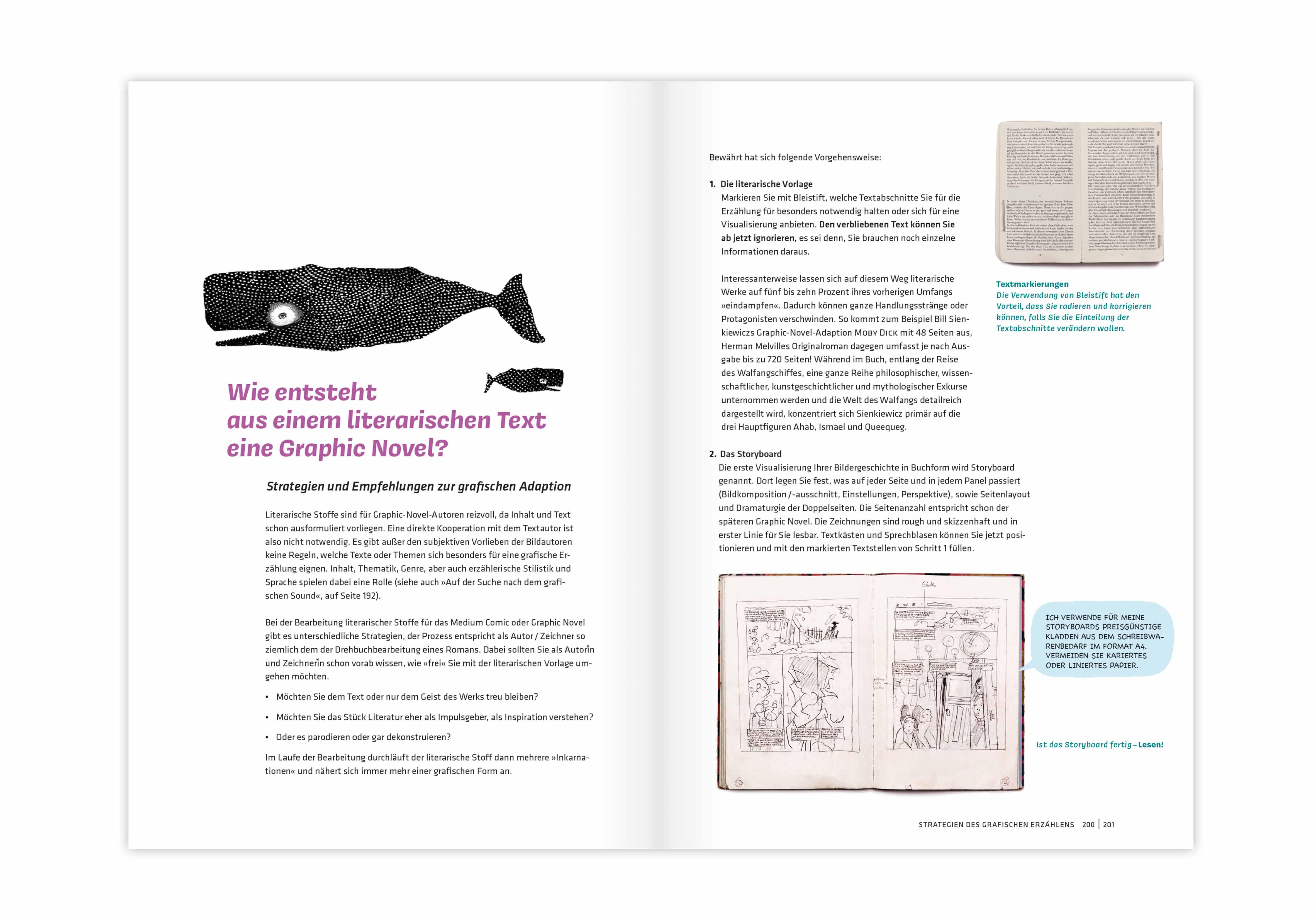Beispielinhalt (Bild) Von der Idee zur Graphic Novel