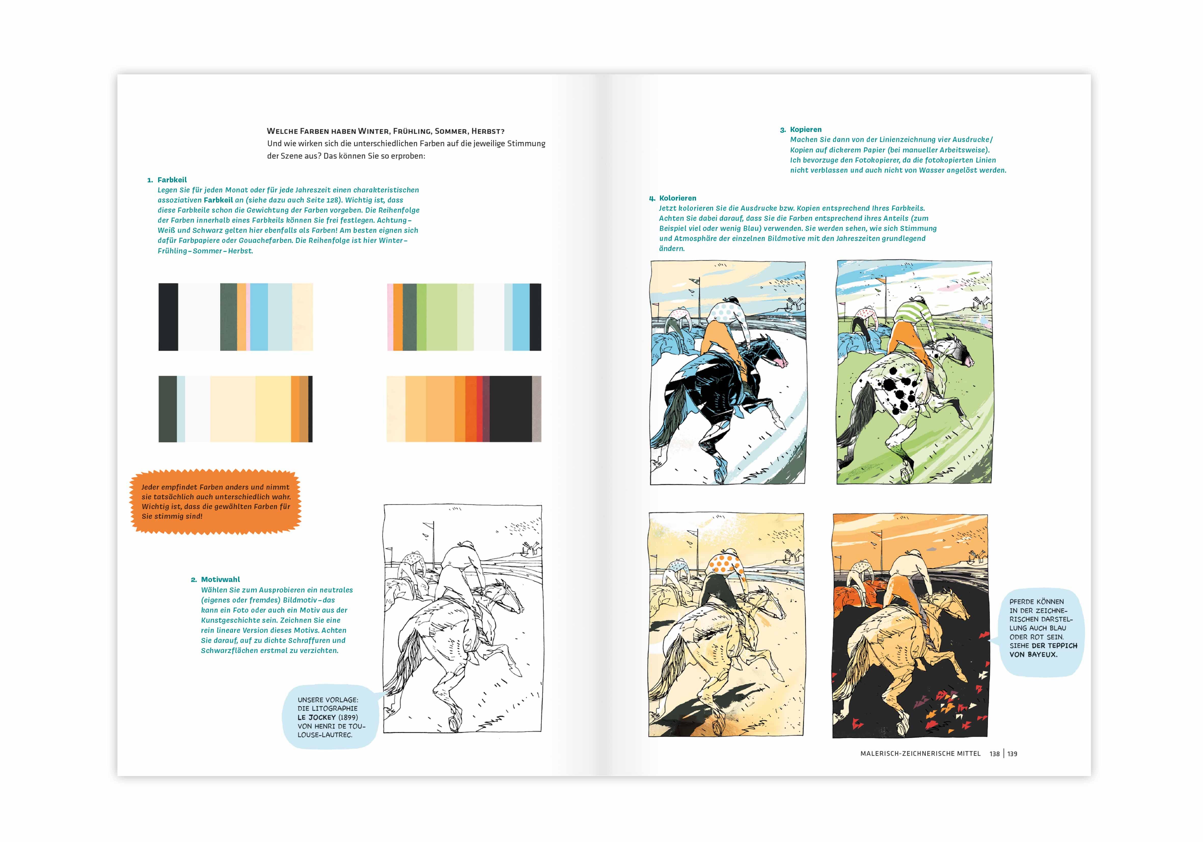 Beispielinhalt (Bild) Von der Idee zur Graphic Novel