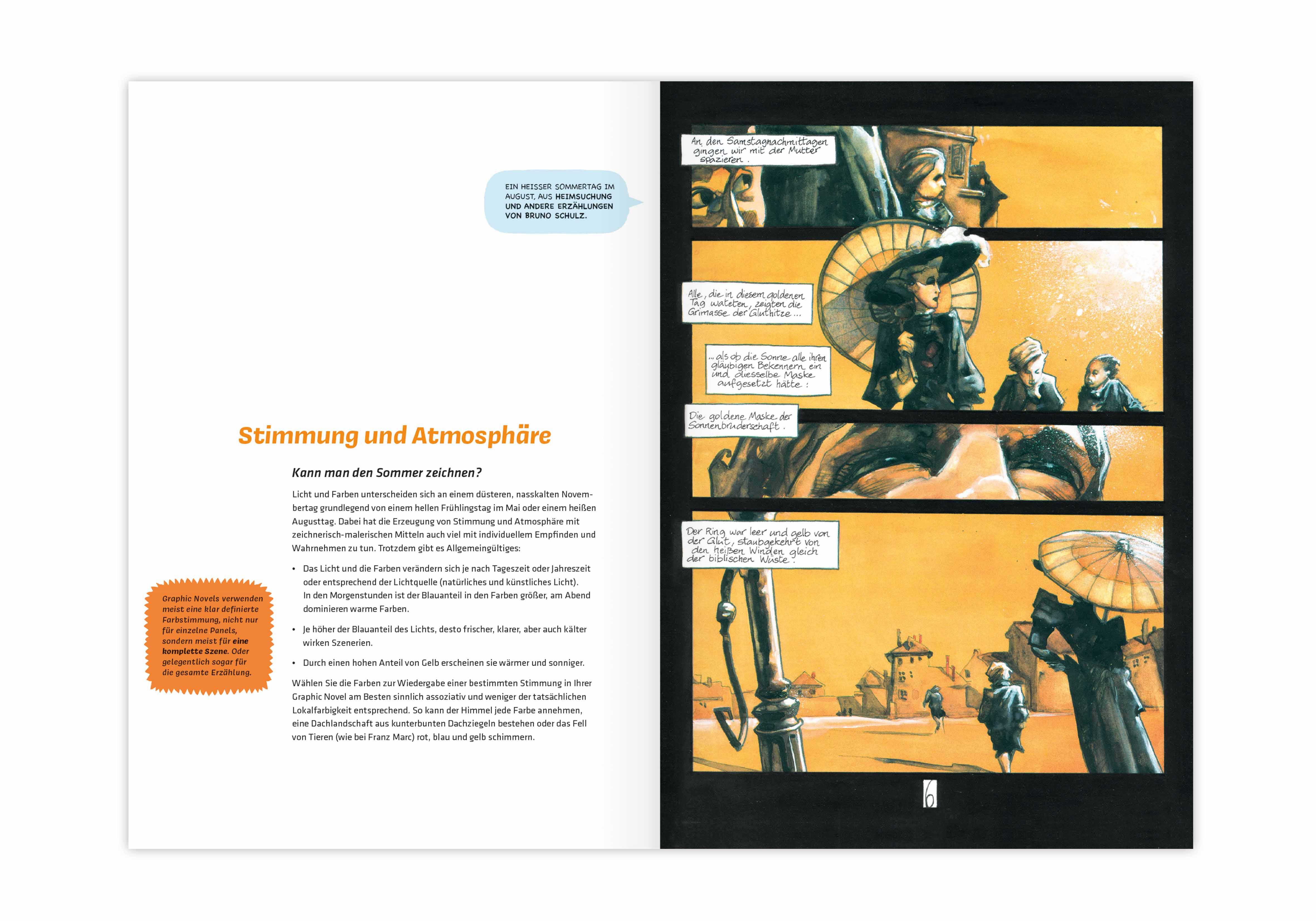 Beispielinhalt (Bild) Von der Idee zur Graphic Novel