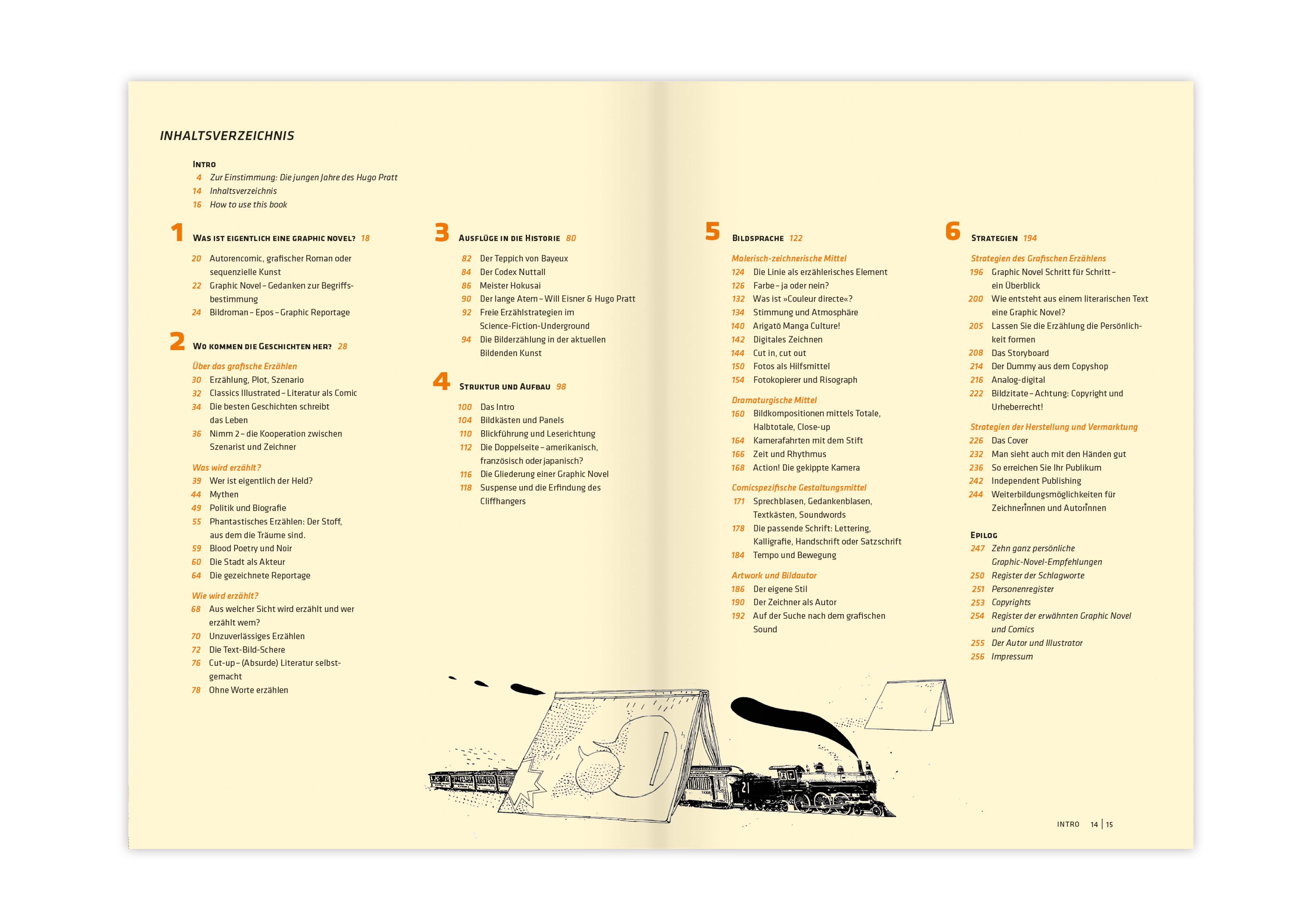 Beispielinhalt (Bild) Von der Idee zur Graphic Novel