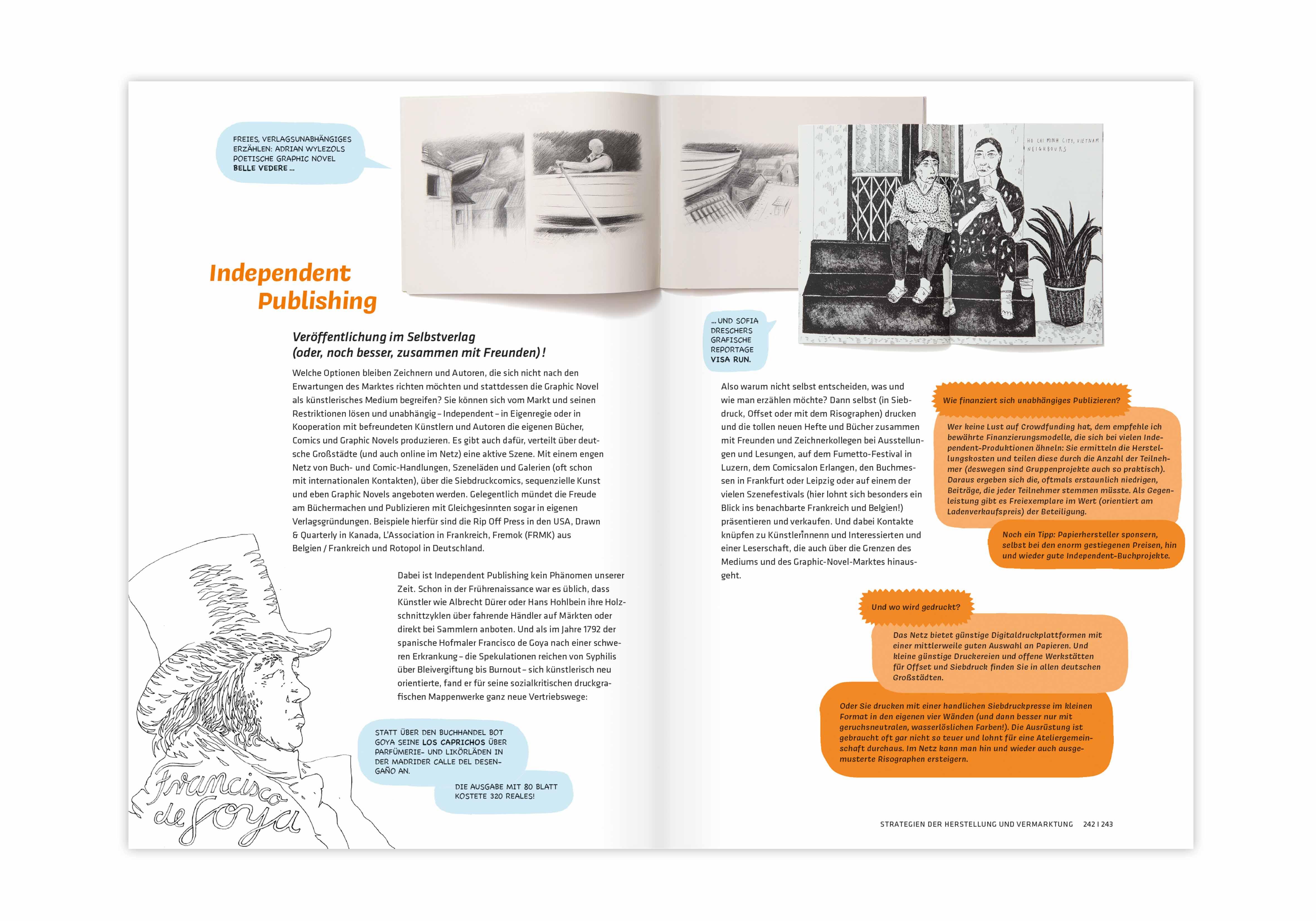 Beispielinhalt (Bild) Von der Idee zur Graphic Novel