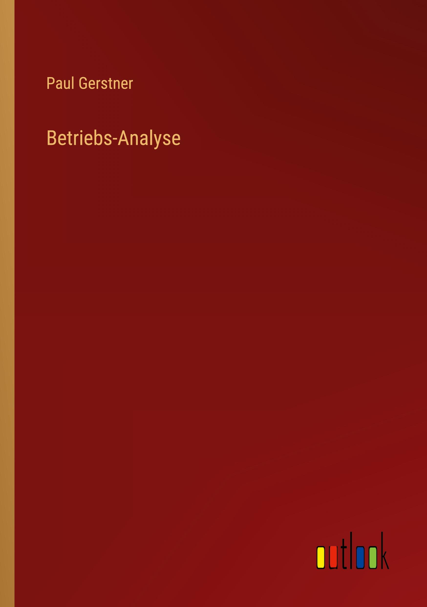Vorderes Coverbild Betriebs-Analyse