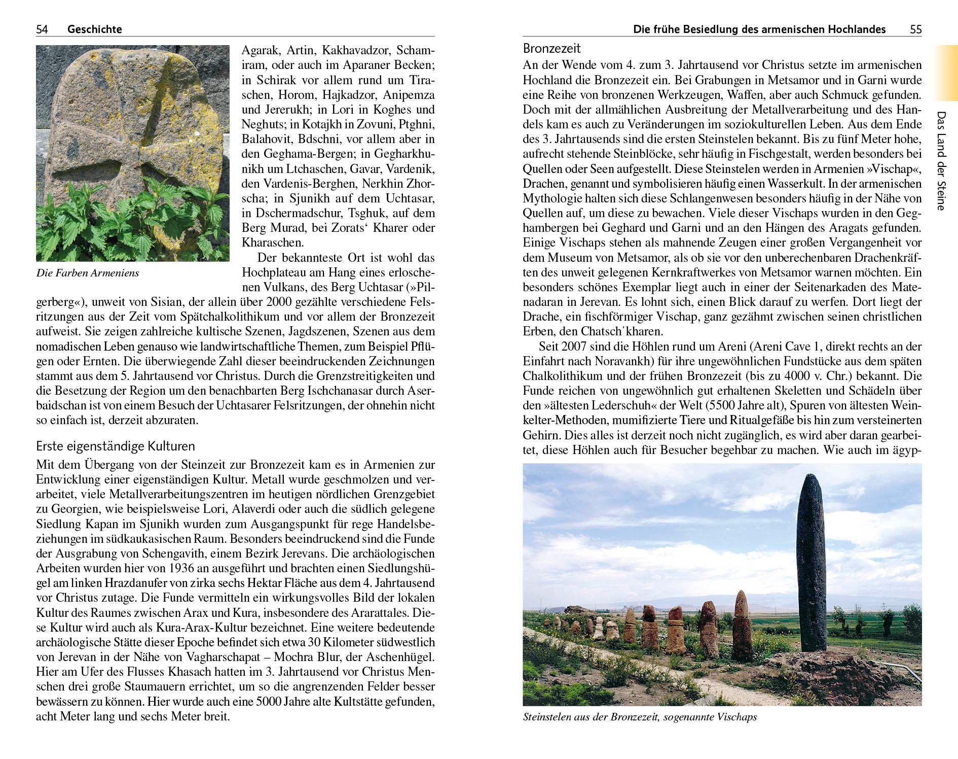 Beispielinhalt (Bild) TRESCHER Reiseführer Armenien