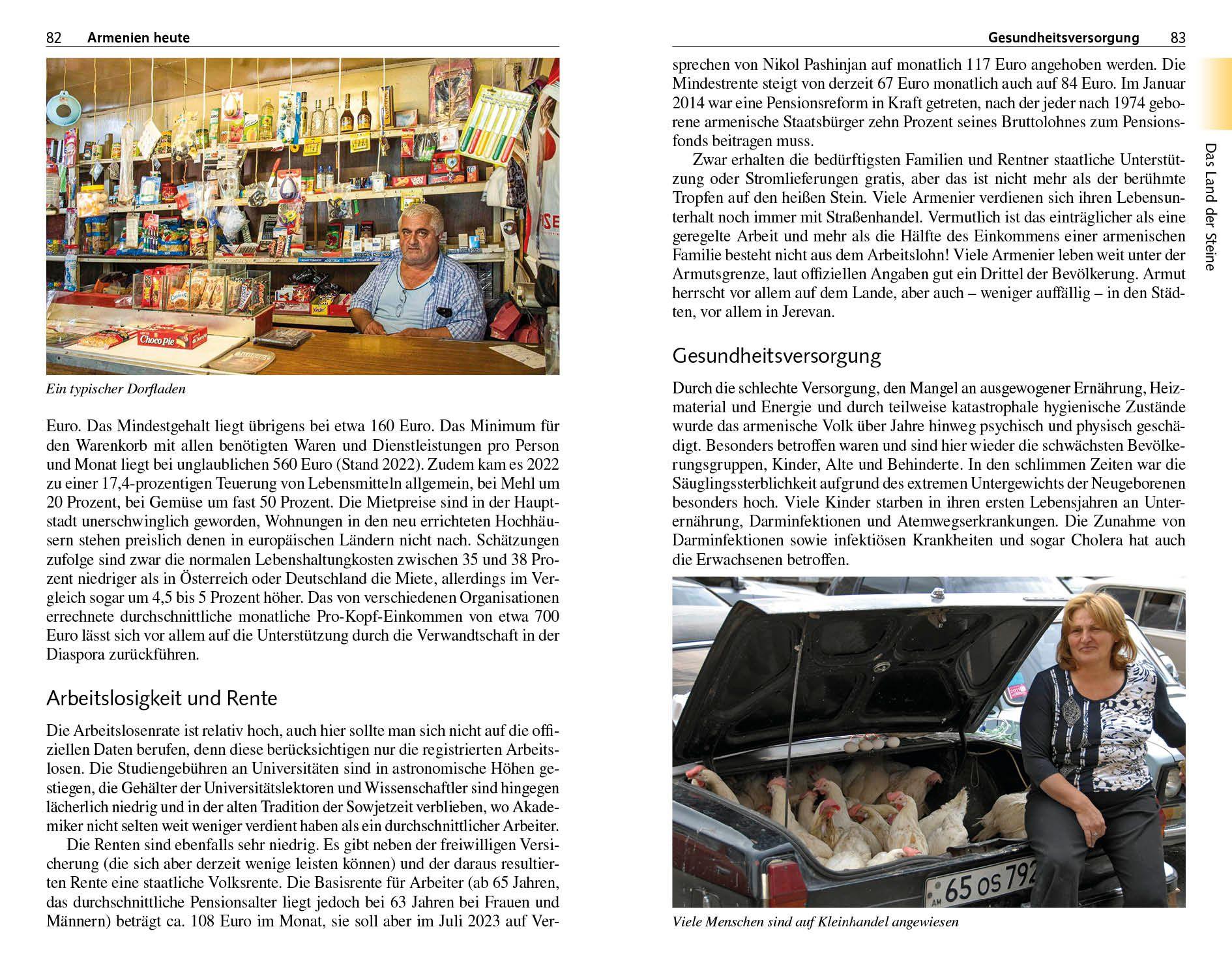 Beispielinhalt (Bild) TRESCHER Reiseführer Armenien