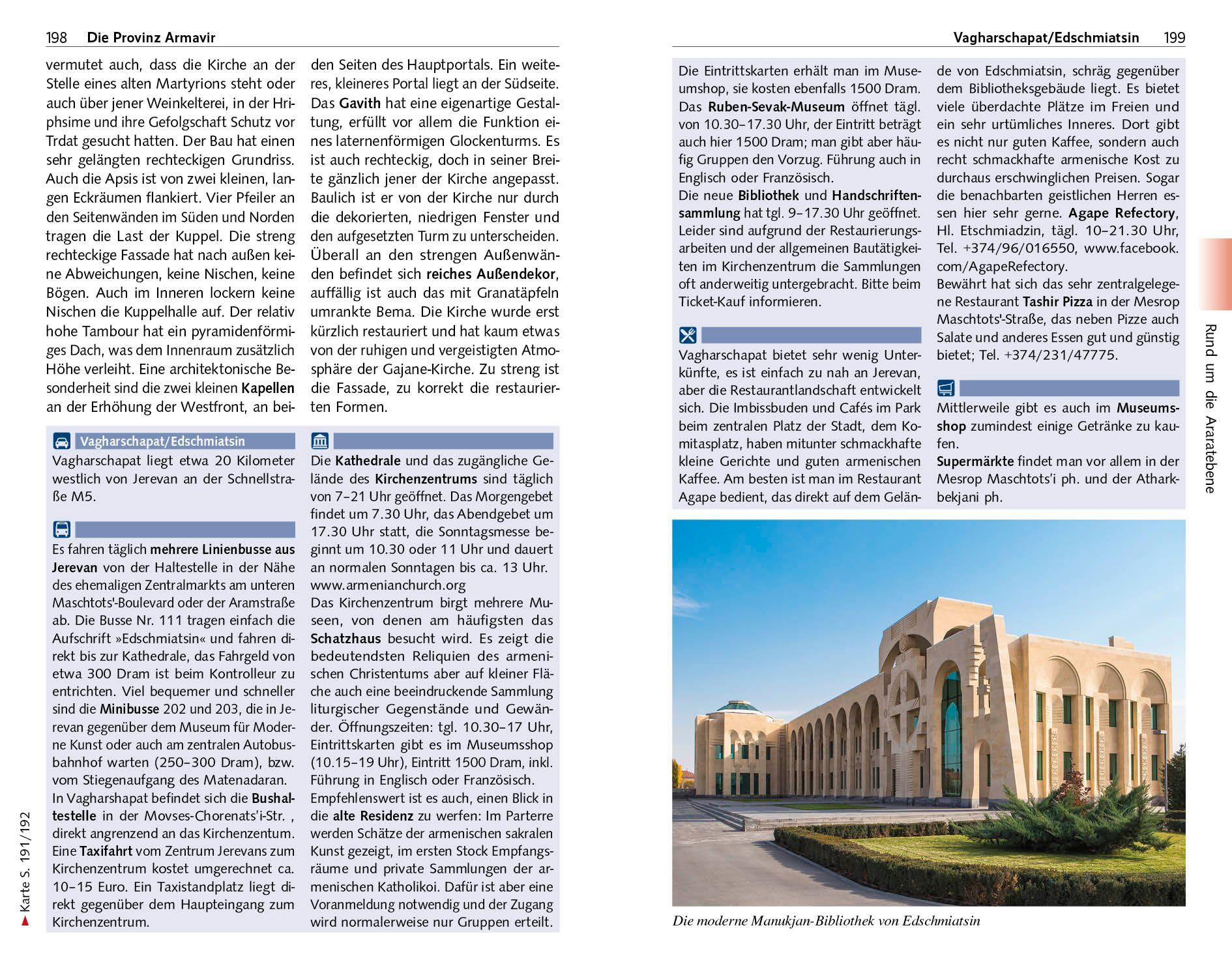 Beispielinhalt (Bild) TRESCHER Reiseführer Armenien