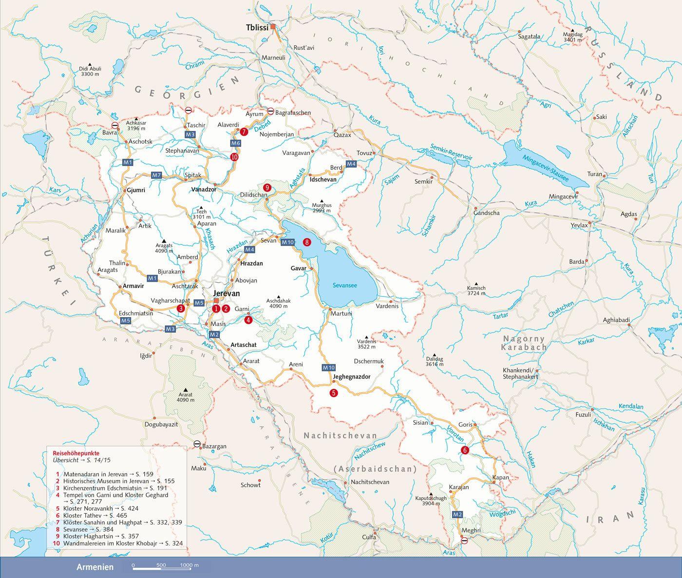 Beispielinhalt (Bild) TRESCHER Reiseführer Armenien