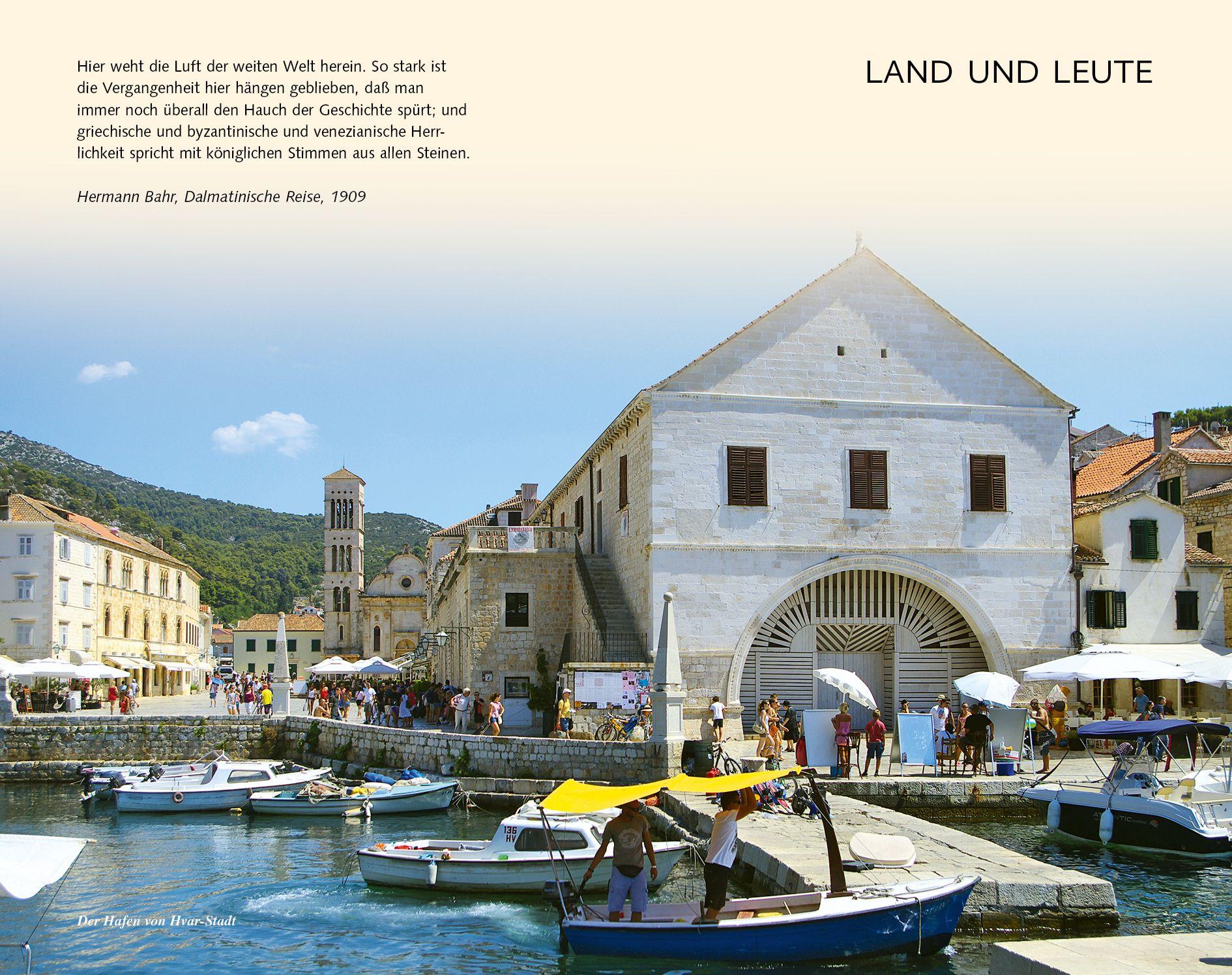 Beispielinhalt (Bild) TRESCHER Reiseführer Dalmatien